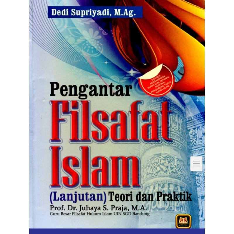 

Pengantar Filsafat Islam (Lanjutan) Teori dan Praktik by Dedi Supriyadi