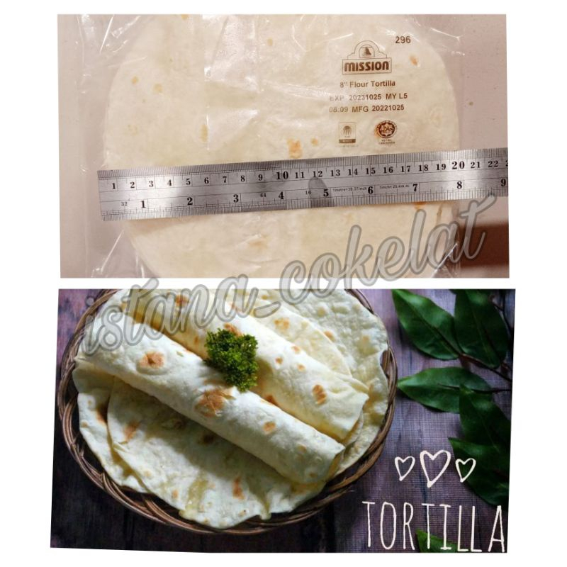 

[FROZEN] Mission Tortilla Flour/ Kulit Kebab 8' Isi 12 Lembar