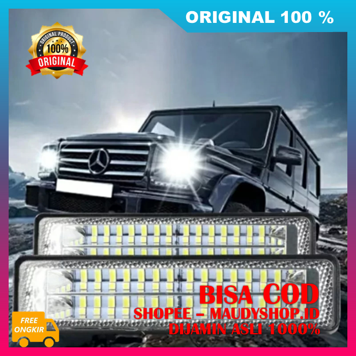 Lampu Sorot Strong Bright 28 LED Lampu Tembak Sorot 28 LED Motor Mobil Universal ASLI ORI