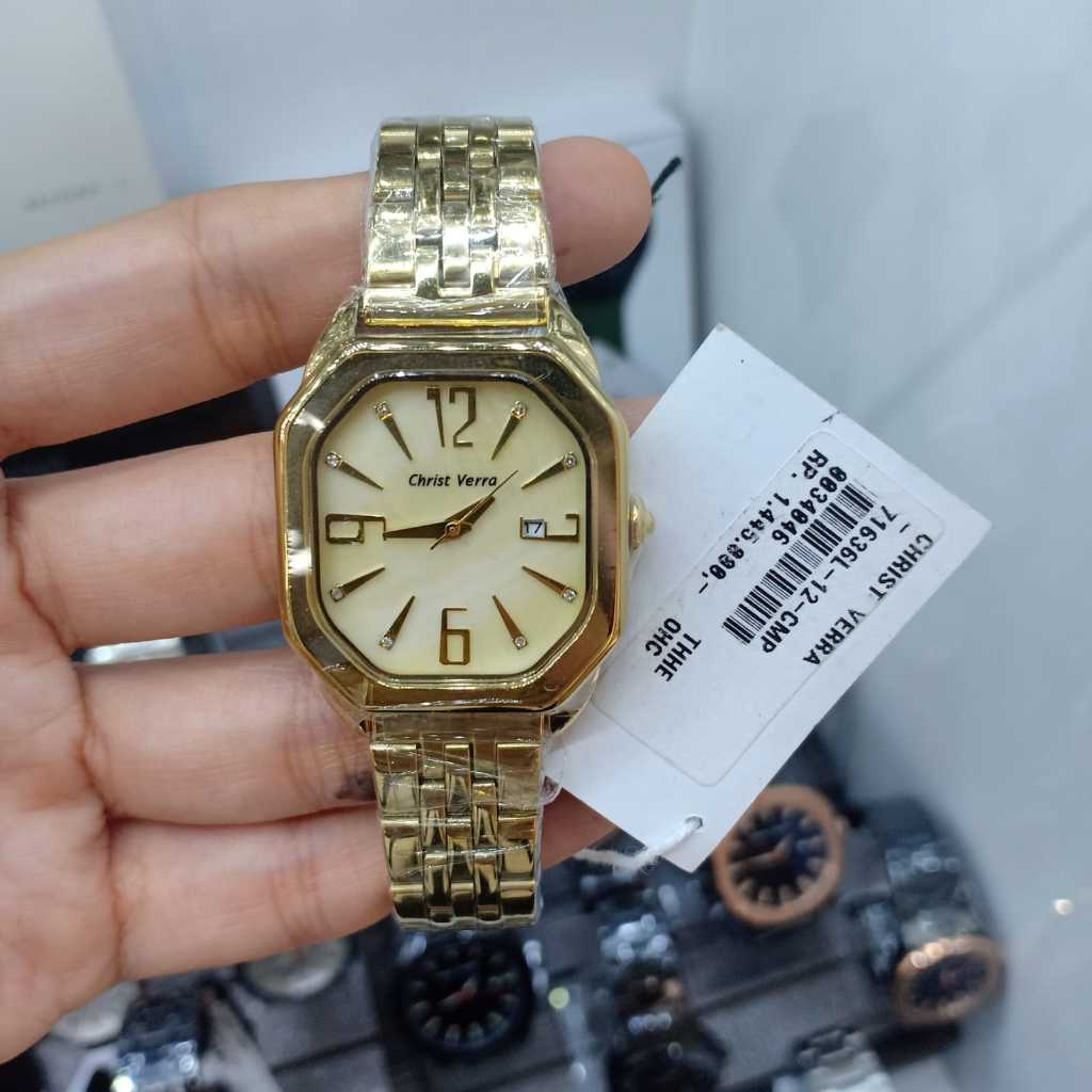 Jam Tangan Original Wanita Christ Verra CV-71636L