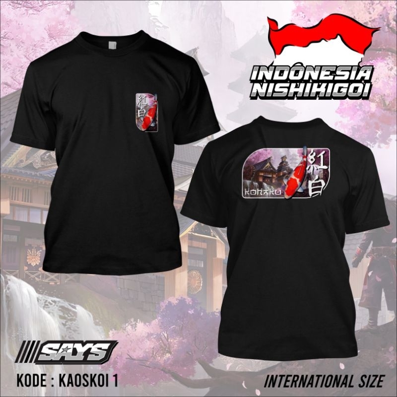 Kaos Ikan Koi 1 Kohaku