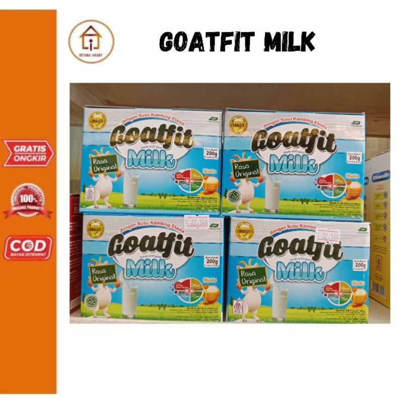 

GOATFIT ISI 10 SACHET/SUSU KAMBING ETAWA/SUSU GOATFIT/SUSU KAMBING GOATFIT/GOATFIT/SUSU ETAWA/ORIGINAL/TERLARIS