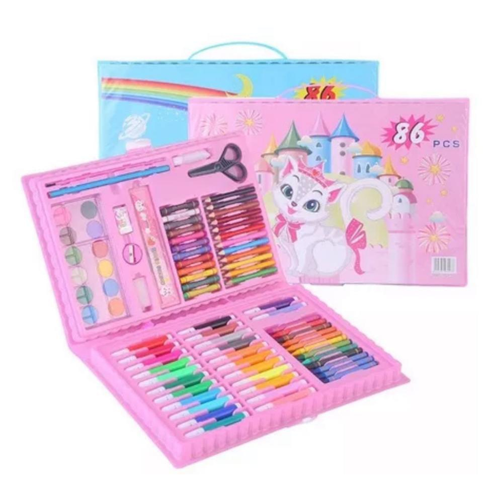

CRAYON ISI 86 PCS CRAYON ANAK SET LENGKAP CRAYON MEWARNAI - GO CENTRAL