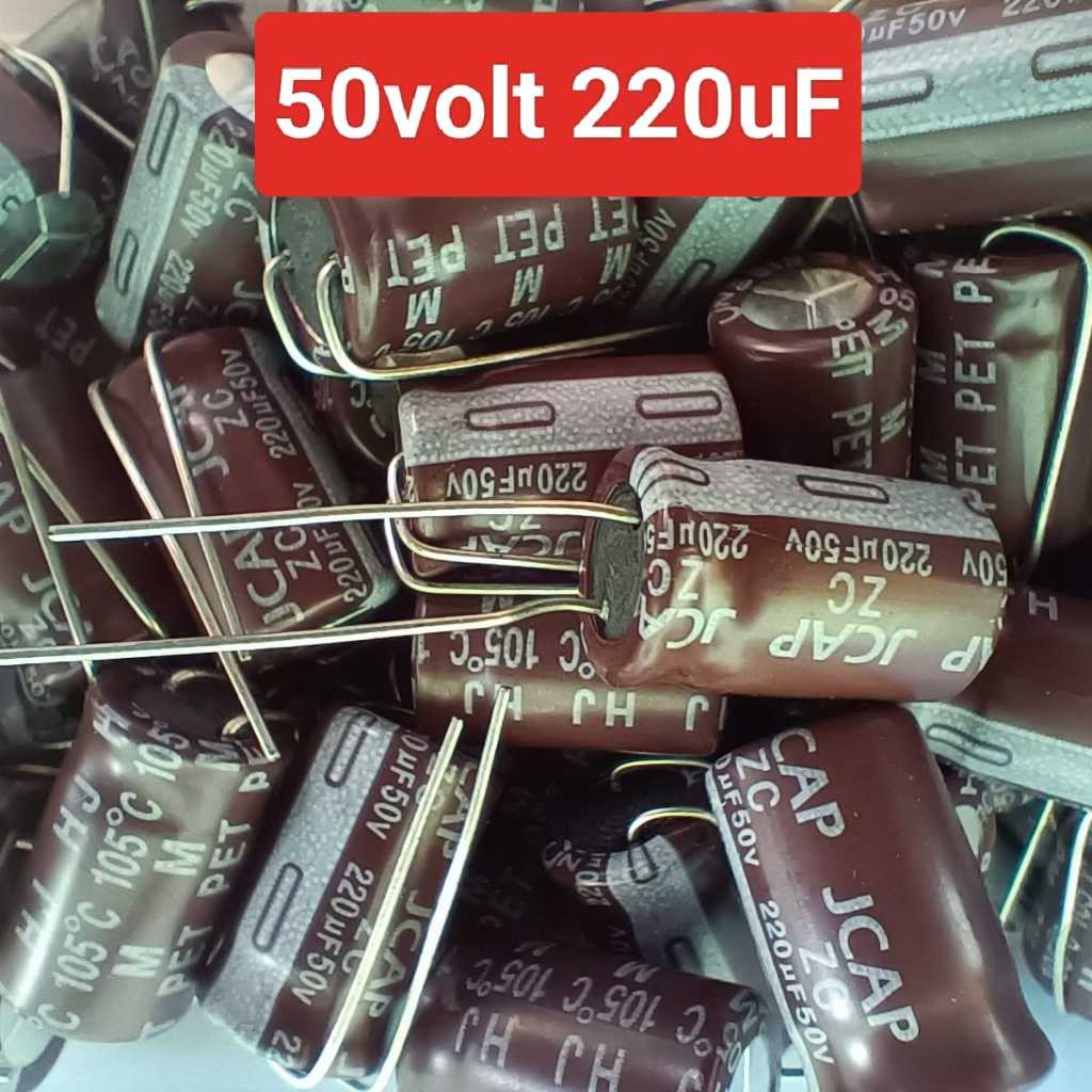 Elko Kapasitor 50v 220uf Elco Capasitor Kualitas Bagus