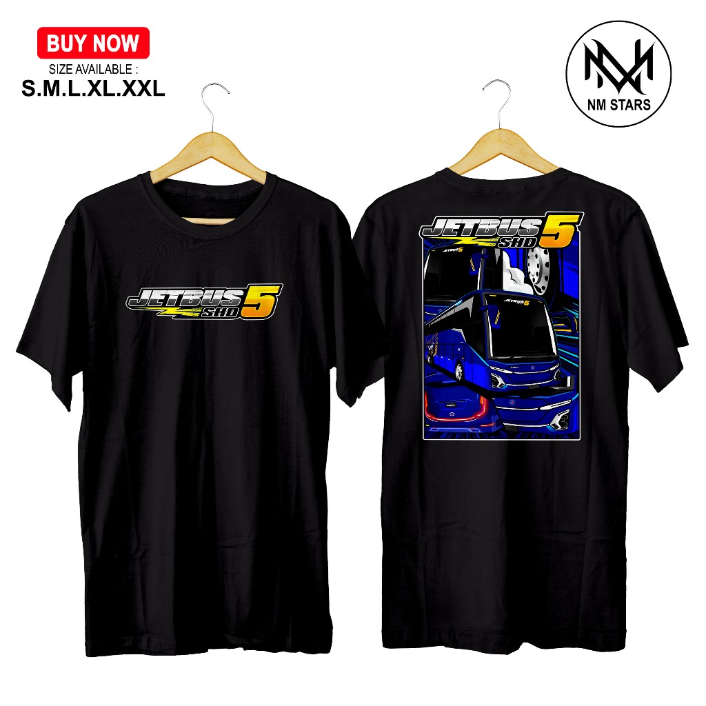 Kaos Bus JetBus5 Shd - Kaos Bismania - Kaos Bus Spesial Edition - Kaos Busmania - Kaos Distro - Kaos
