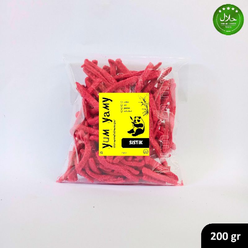

Yum Yamy Sistik Manis Rasa Red Velvet 200Gr Snack Kekinian