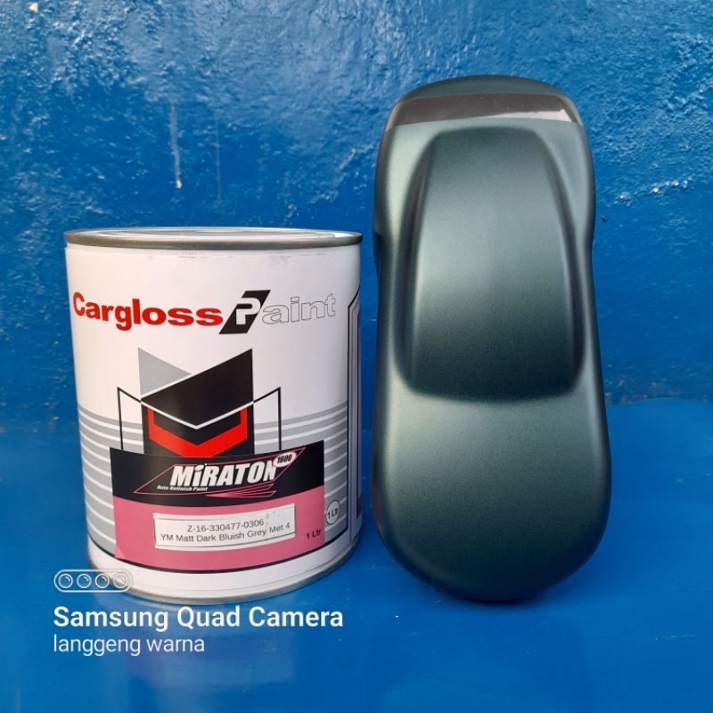 Cat Cargloss Miraton 3477 Matt Dark Bluish Grey 4 / Hijau Doff Yamaha N-Max