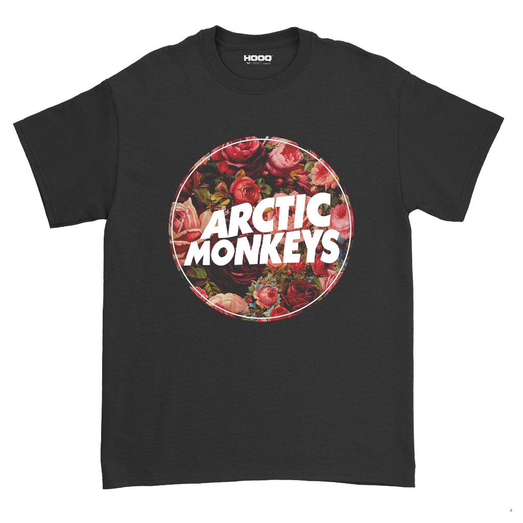 Kaos Arctic Monkeys Floral Reguler Fit Arctic Monkeys T-shirt
