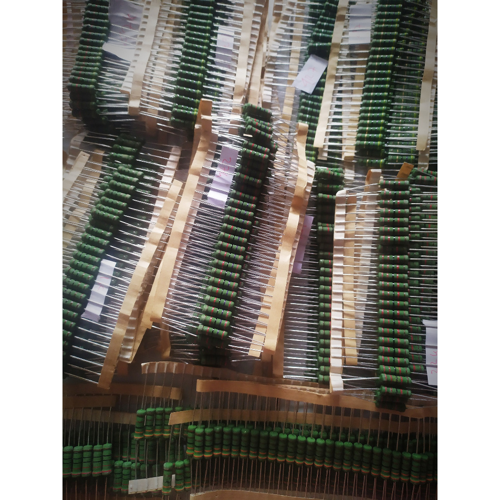 resistor 100 ohm 100ohm original kaki tembaga asli