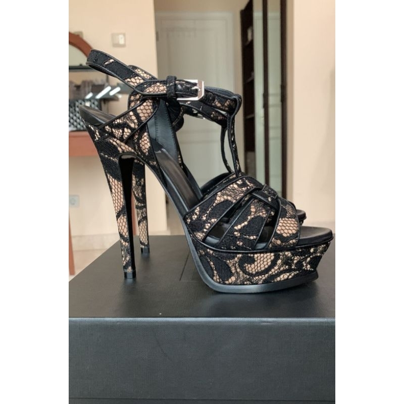 Preloved YSL Saint Laurent Tribute Heels 135mm Size 37