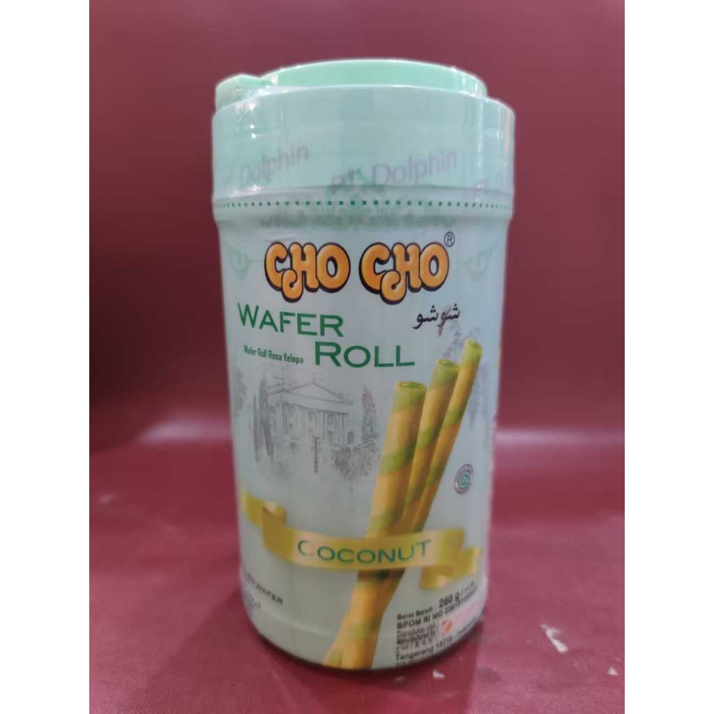 

ChoCho Wafer Stick Coconut Kecil 260GR - Biskuit Kue Wafer ChoCho