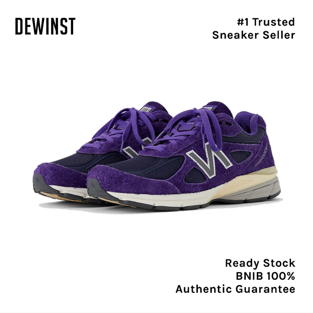 New Balance 990V4 MiUSA Teddy Santis Plum Purple BNIB RESMI ORIGINAL