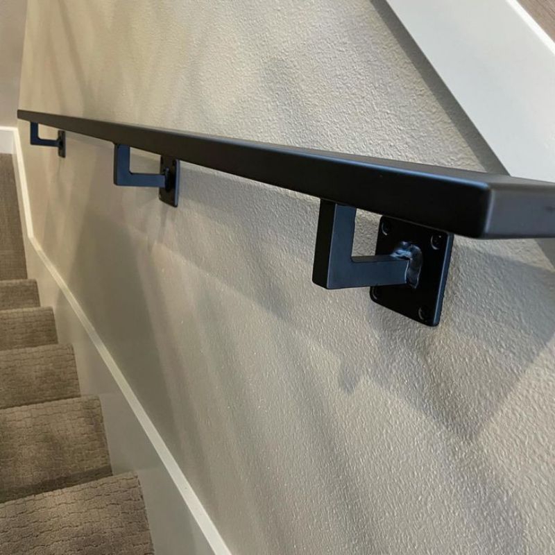 Penyangga siku besi Handrail tangga breket handrail penyangga Rail Tangga tembok penyangga pegangan 