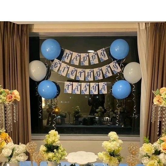 BUNTING FLAG / BANNER HAPPY BIRTHDAY / BANNER FLAG CUSTOM / BANNER ULTAH HBD