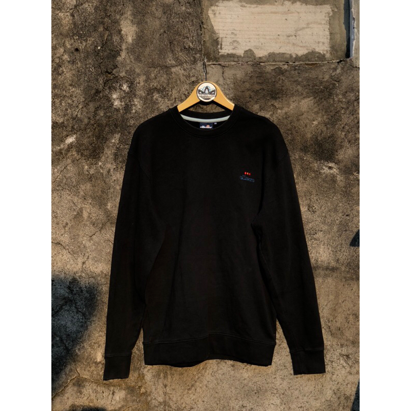 Crewneck Ellesse Small Logo Black