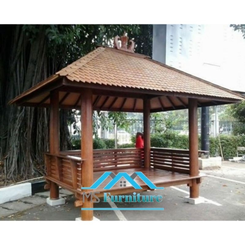 Gazebo Minimalis / Gazebo Jati / Gazebo Kelapa
