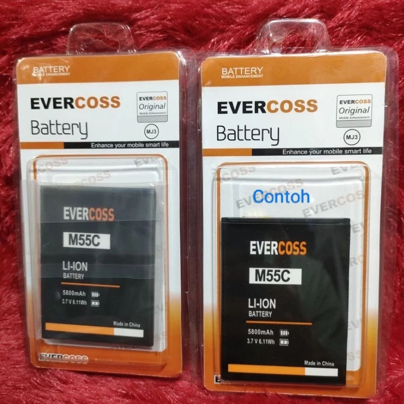 Baterai Original Evercoss M55C Baterey Batre Evercoss M55C Kualitas Ore