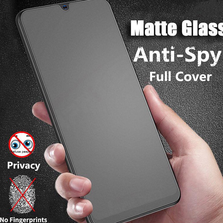｀ Tempered Glass Anti Spy Matte Samsung Galaxy A01S A02 A02S A10 A10S A11 A12 A21 A21S A31 A51 A71 M