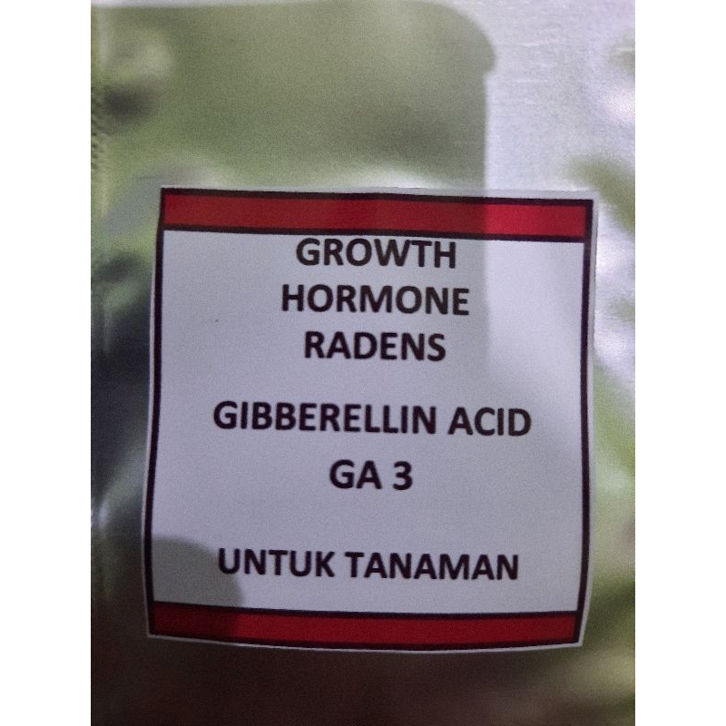 Gibberallic Acid GA3 / Giberelin ZPT Pupuk Hormon Pertumbuhan Tanaman