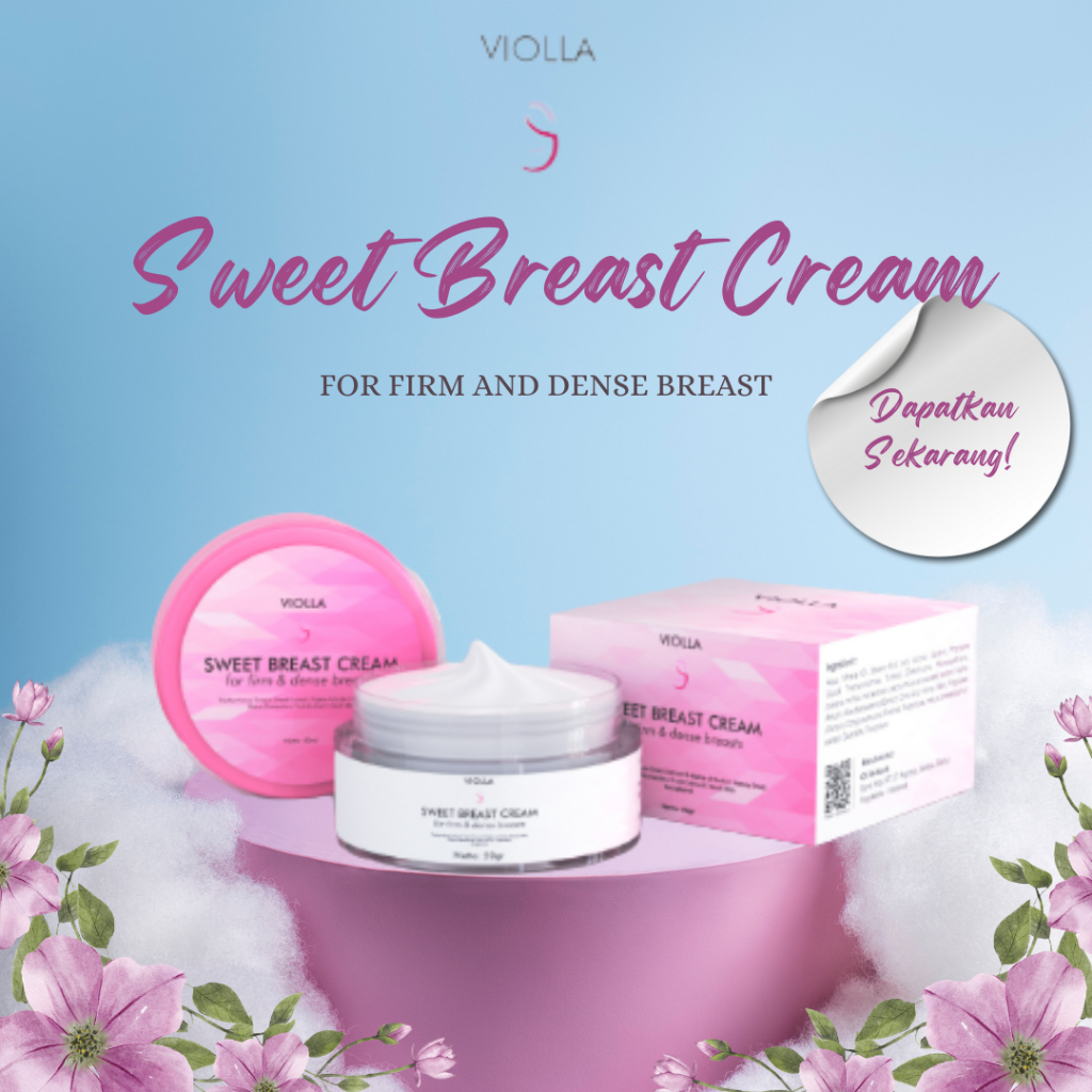 Violla Sweet Breast Cream - Cream Pengecil Payudara & Bokong Aman BPOM