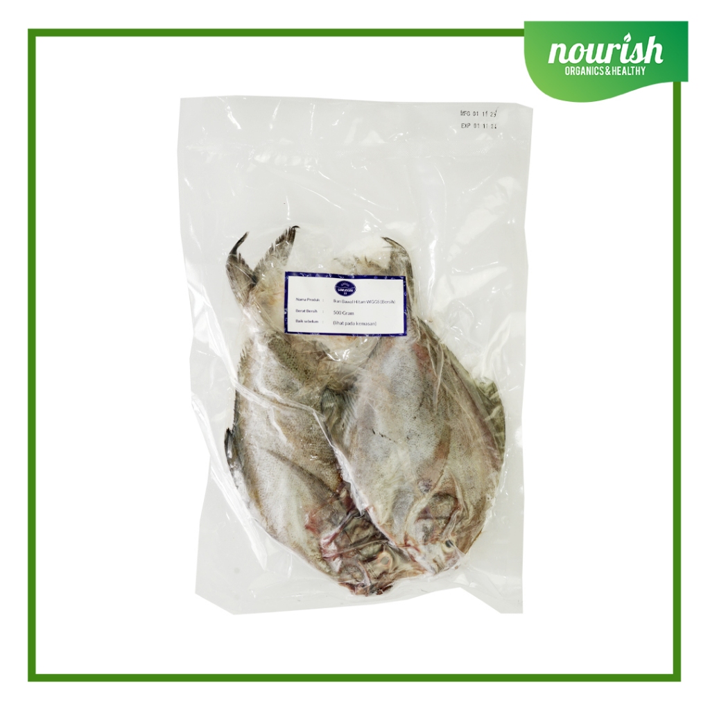

Ikan Bawal Hitam Frozen 500gr-Jakbar