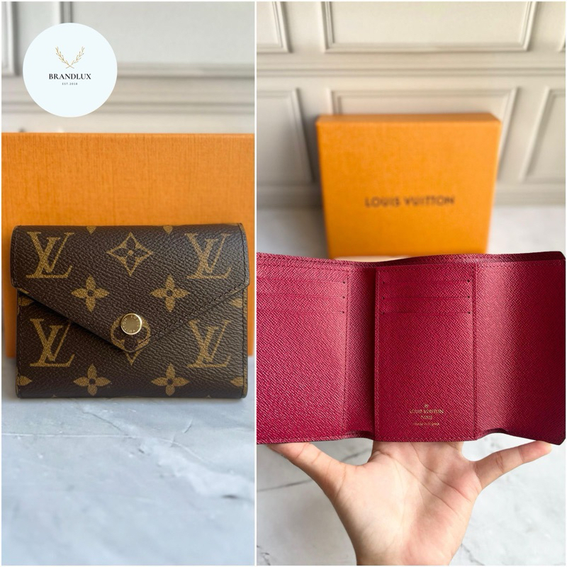 Lv victorine wallet inside fushia
