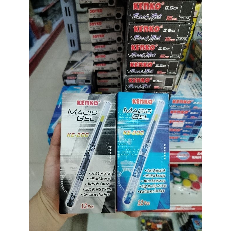 

pena gel kenko KE-200 hitam /biru isi 12pc