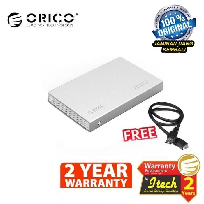 ORICO 2518S3 SATA-3 Aluminum 2.5 inch Hard Drive Enclosure