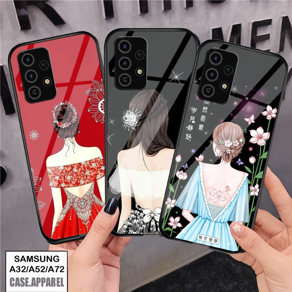 Case Samsung A32 A52 A72 - Softcase kaca Samsung A32 A52 A72 - Kesing terbaru Samsung A32 A52 A72 (G
