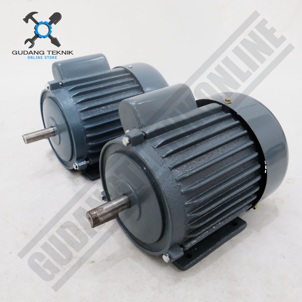 Dinamo Motor Penggerak 1/4Hp 1 Phase 2P 2800Rpm 4P 1400Rpm JIAYU / Dinamo Elektro Motor 0.25 Hp 1Ph 