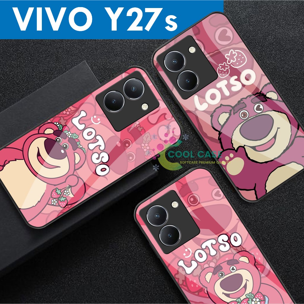 Softcase Kaca Case VIVO Y27s Terbaru Lotso [CK438] Casing Handphone-Pelindung Handphone-Aksesoris Ha