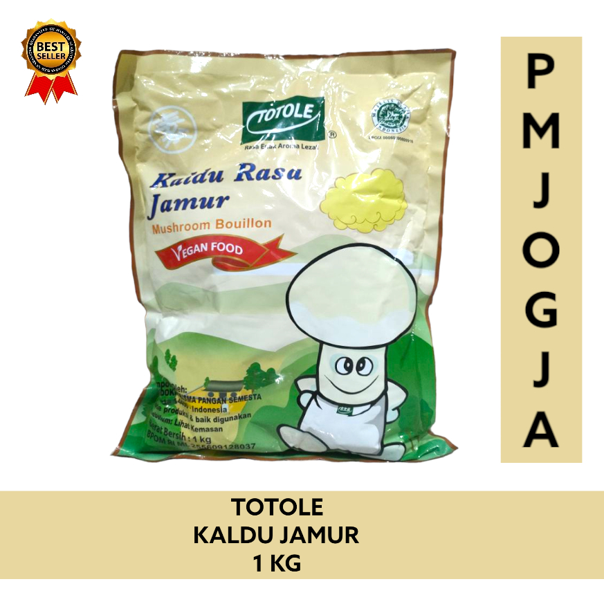 

Totole kaldu jamur kemasan jumbo 1 kg / 1000 gram / 1kg logo halal