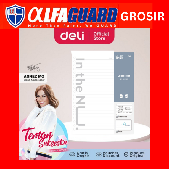 

Nusign Loose-leaf Notebook Refill / Isi Binder B5 Garis 50 Lembar NS313