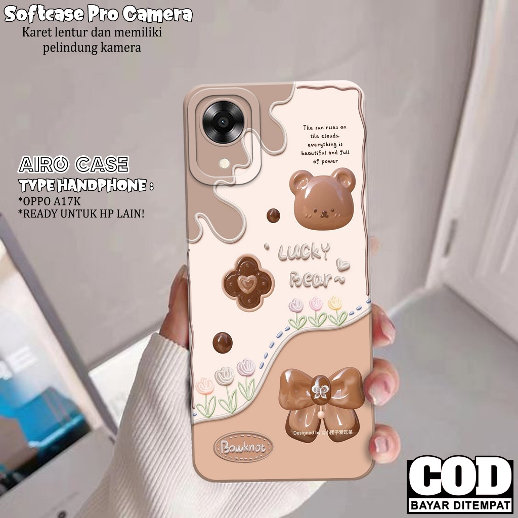 Case Oppo A17K - Softcase Oppo A17K - Softcase Pro Camera - AIRO CASE - Case Tpu - Casing Oppo A17K 