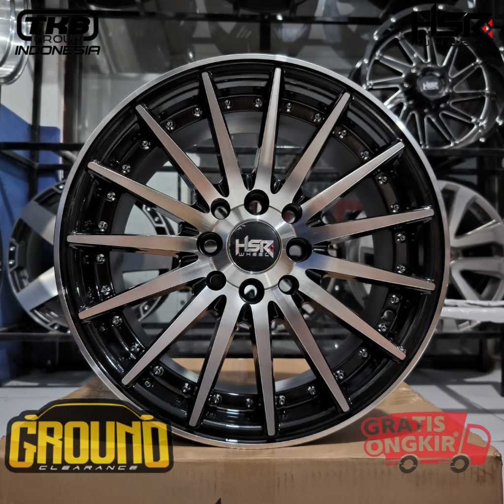 VELG MOBIL R15 MODEL JARI-JARI BUAT AGYA, AVANZA, MOBILIO, CALYA, BRIO R15 HSR TSUKUBA