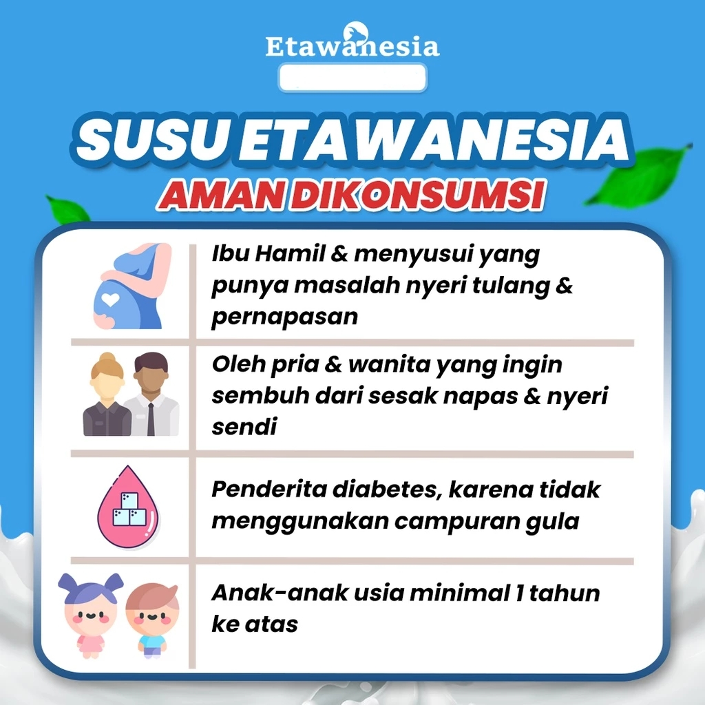 ETAWANESIA Susu Kambing Etawa Biru Atasi Masalah Pernafasan dan Tulang