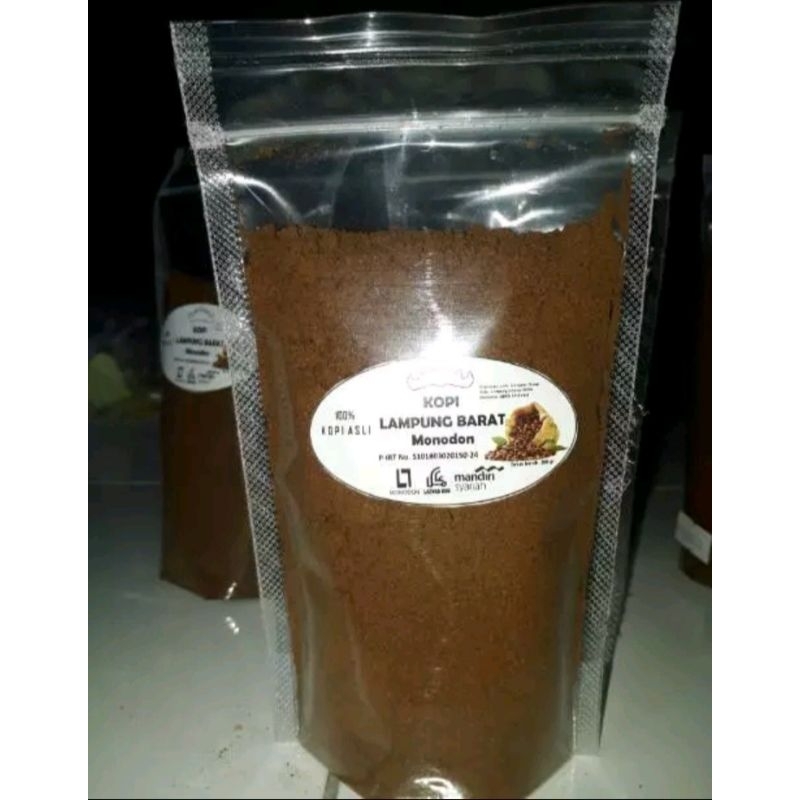 

Kopi Robusta Asli Lampung Barat 100 gram / 1 ons