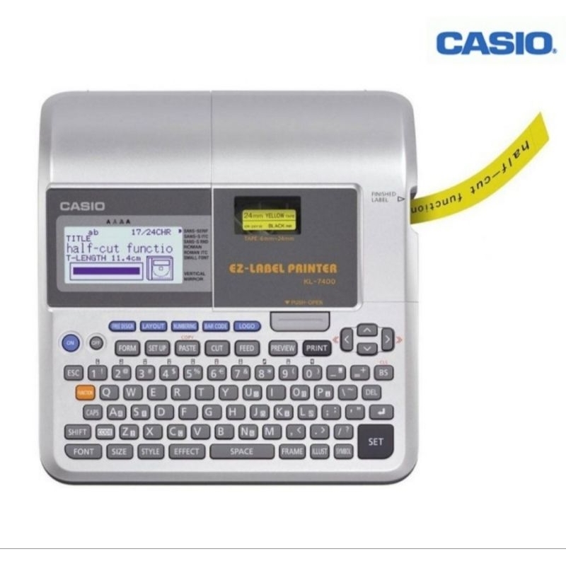 Label Printer Casio KL 7400/Label It