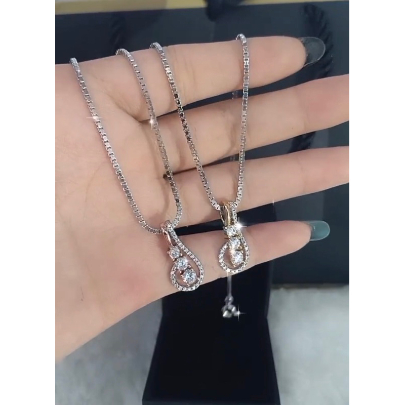 LIONTIN DIAMOND BARIS 3 MEWAH REPLIKA BERLIAN