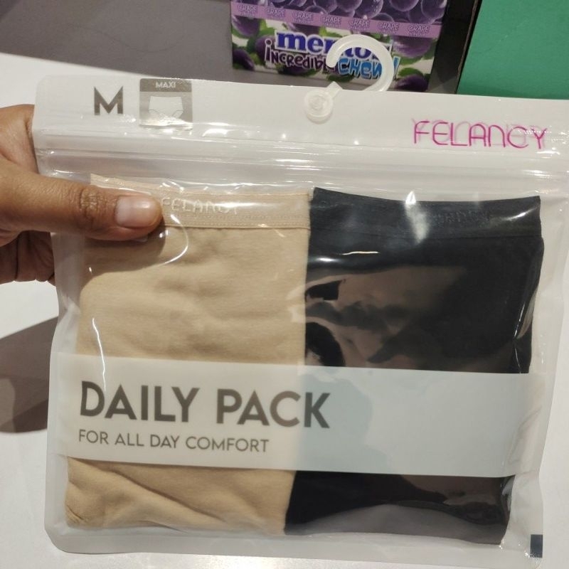 Celana dalam BAHAN KATUN model MAXI isi 2 pcs by felancy (076-30162)