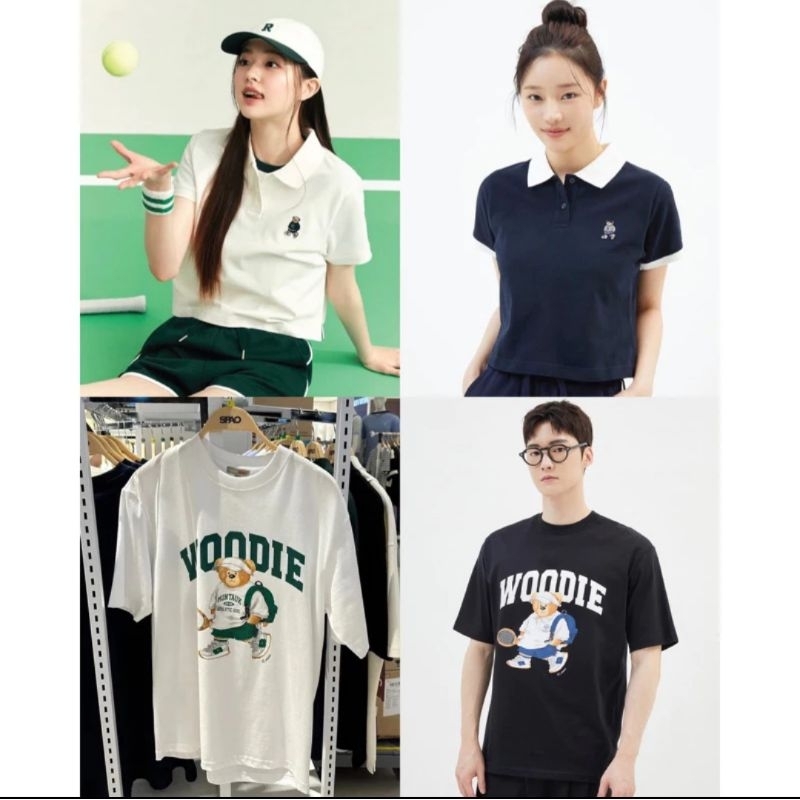 SPAO WOODY TSHIRT & CROPPED POLO