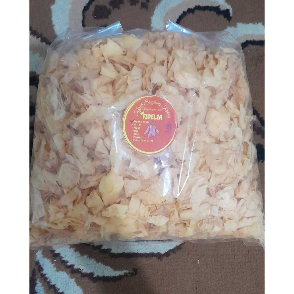 

Kripik singkong kriting fidelia 1Kg