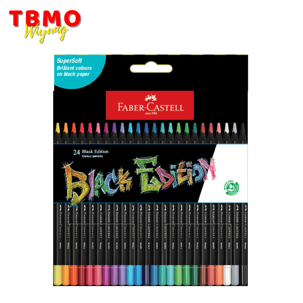 

Faber Castell Pensil Warna Black Edition 24 Warna 116424