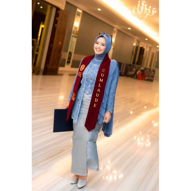 (TEBUS MURAH 1-2hr) SELEMPANG WISUDA BLUDRU PREMIUM 2 LAPIS BANDUNG BALTOS, KETUA OSIS , MISS UNIVER