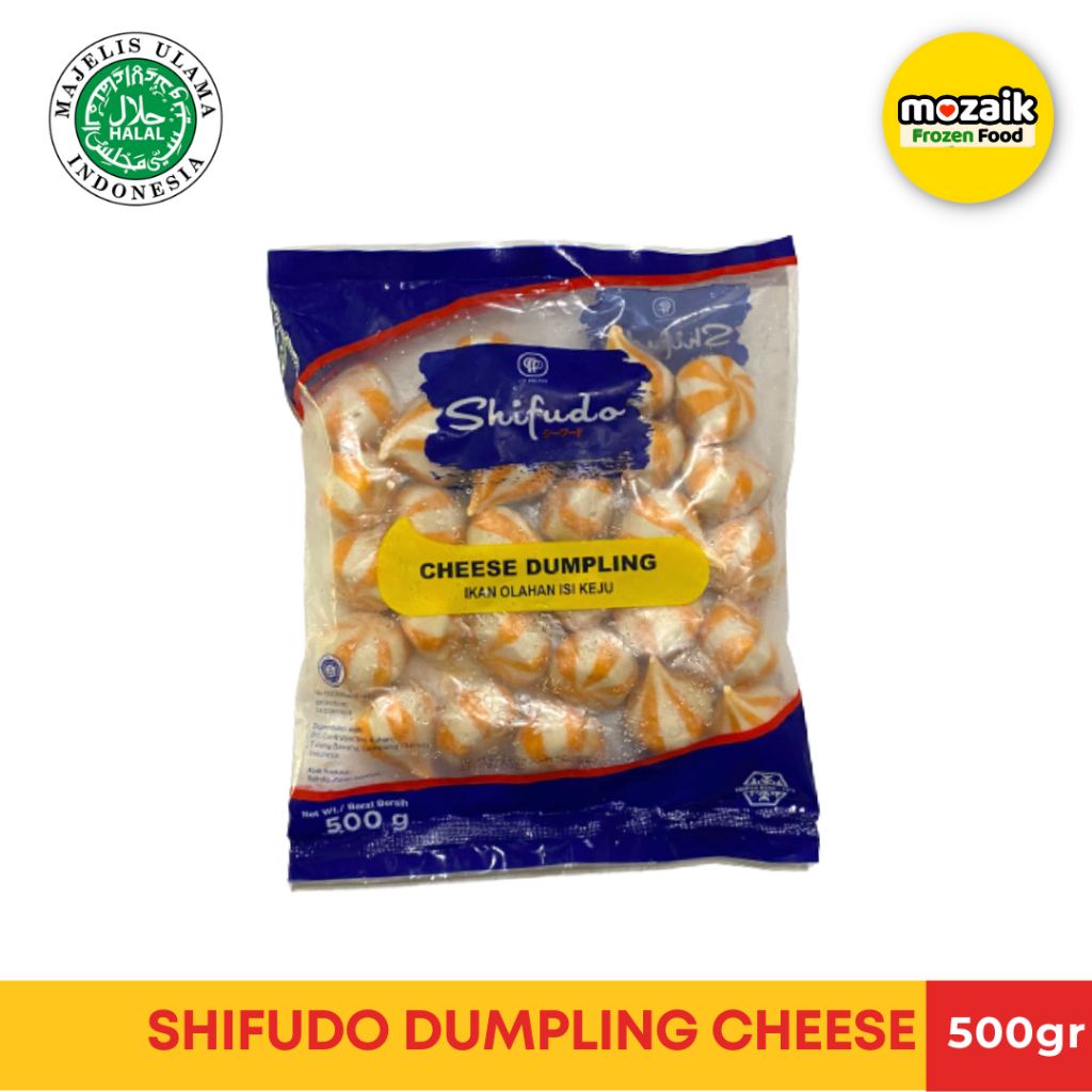 

Shifudo Dumpling Ikan isi Keju 500 gr - Fish Dumpling Cheese Frozen Mart Frozen Food Palembang