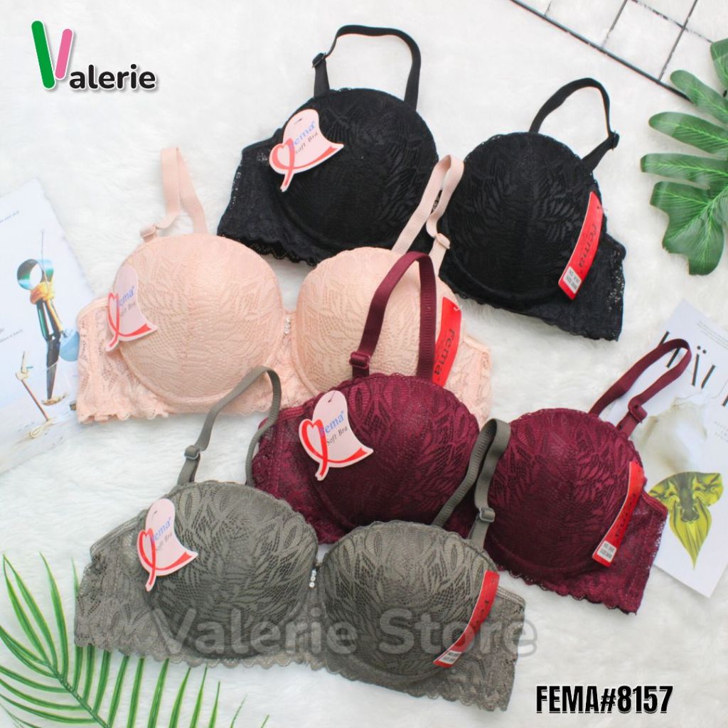 VAL - BRA KAWAT WANITA BUSA TEBAL / BH PEREMPUAN PUSH UP FEMA SOFT BRA