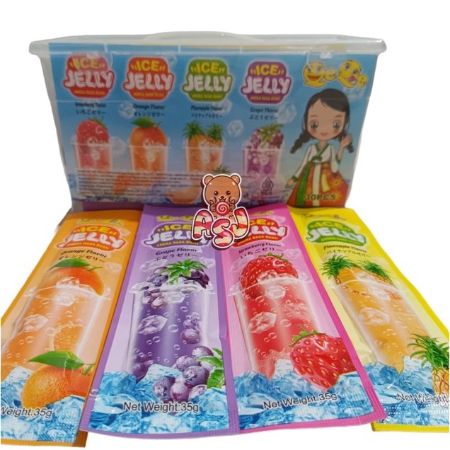 

AAA ICE JELLY TUPPERWARE ISI 30 X 35GR ( FREE BUBBLE WRAP )