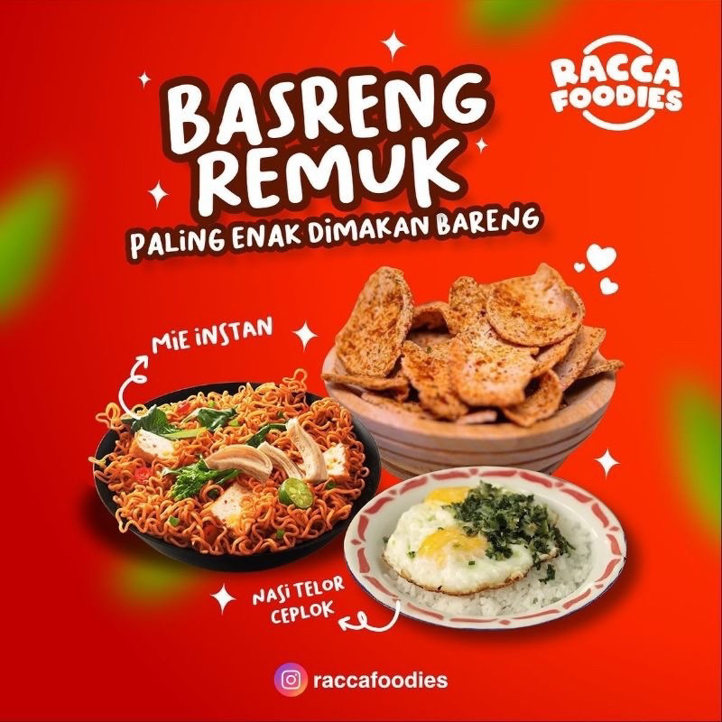 

±250g Basreng Raccafoodies | ASIN DAUN JERUK