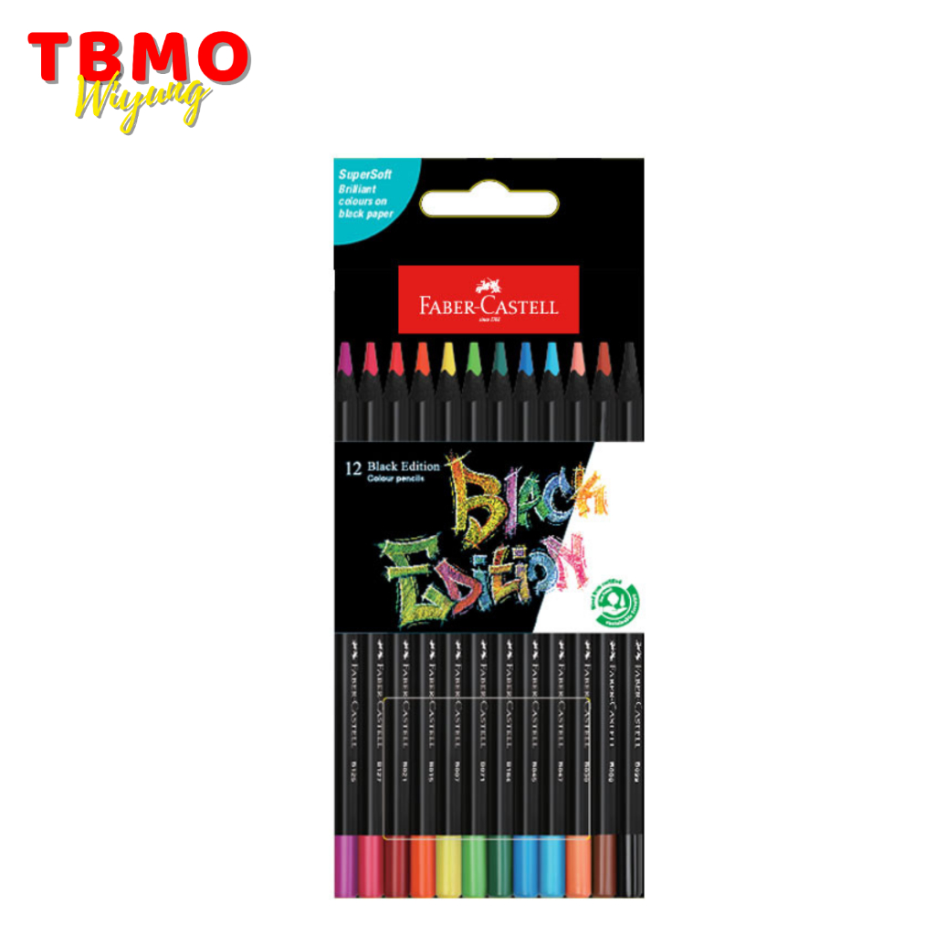 

Faber Castell Pensil Warna Black Edition 12 Warna 116412