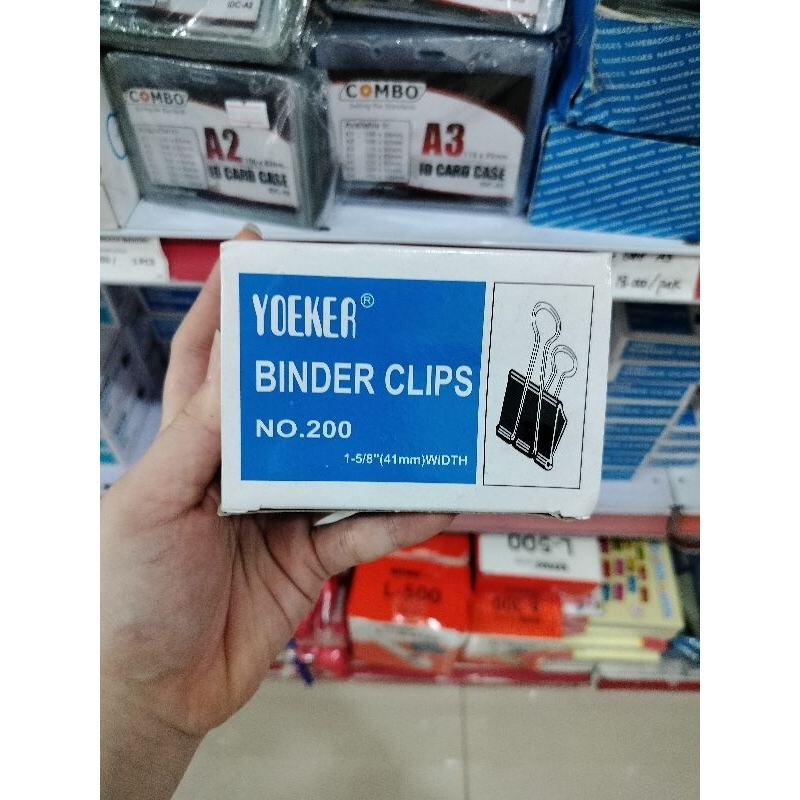 

binder clip no.200 (41mm) isi 12pc